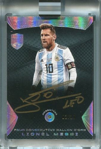 Lionel Messi Autograph Card