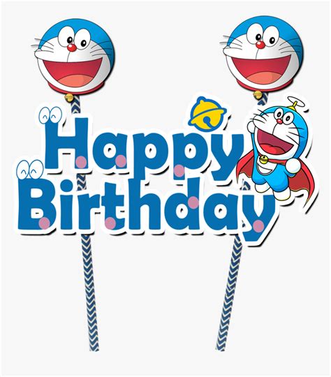 Doraemon Birthday Png - Doraemon Birthday Tarpaulin Design, Transparent Png , Transparent Png ...