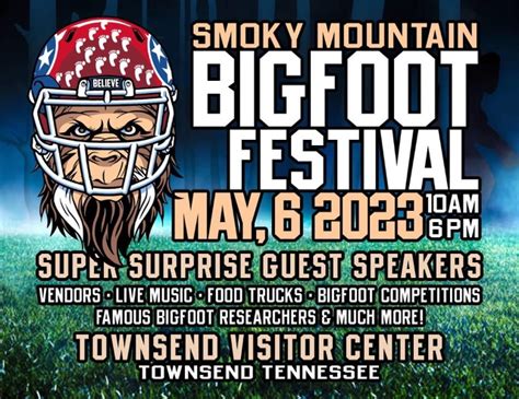 Smoky Mountain Bigfoot Festival 2023 - Explore Townsend