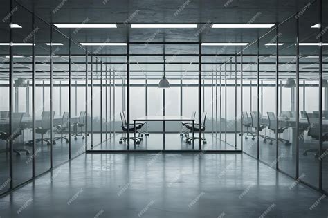 Premium Photo | Blurred empty office space conveying sense of spaciousness and minimalism