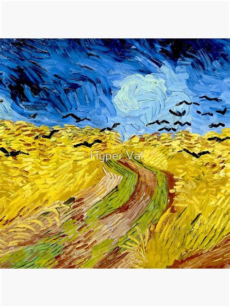 "Wheatfield with Crows - Vincent Van Gogh" Canvas Print for Sale by HyperVal | Redbubble