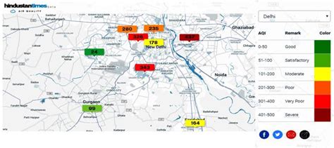 Track pollution in your city with this real-time air quality map - india news - Hindustan Times