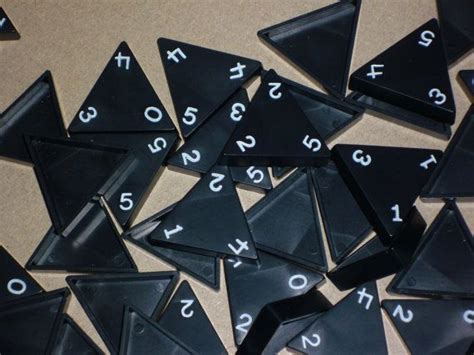 Triominos Game Pieces | Plastic | Craft Making