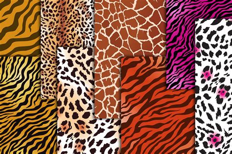 Animal Print paper, Animal Print digital, Animal background, By ChiliPapers | TheHungryJPEG