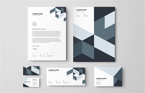 Modern Business Stationery Set — Medialoot