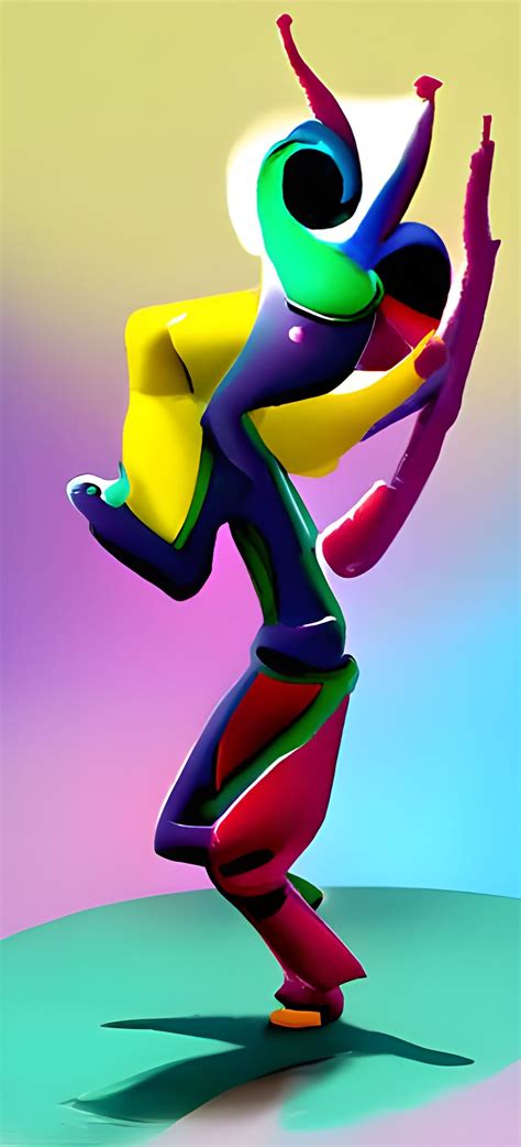 Vibrant Funky dancing man by Doug TenNapel Behance HD blender - AI ...