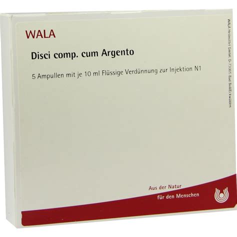 Disci Comp. Cum Argento Ampullen (Ampoules) 5 x 10ml - Worldwide Shipping PaulsMart Europe