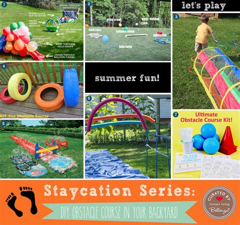 Staycation Series: Build a DIY Obstacle Course in Your Backyard!