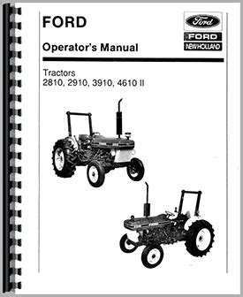 Ford 3910 Tractor Operators Manual