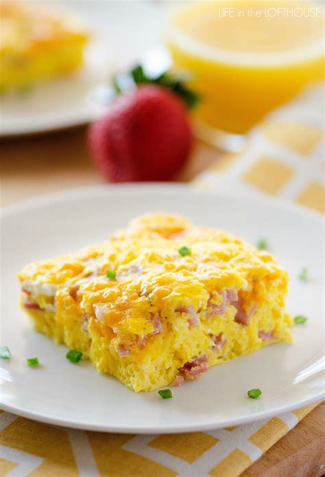 Baked Ham and Cheese Omelette - Life In The Lofthouse