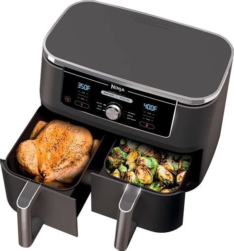 Questions and Answers: Ninja Foodi 6-in-1 10-qt. XL 2-Basket Air Fryer ...