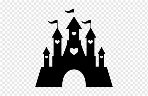 Castle Silhouette, Castle, teks, logo, monokrom png | PNGWing