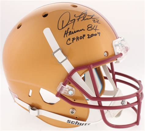 Doug Flutie Signed Boston College Eagles Full-Size Helmet Inscribed "Heisman 84" "CHHOF 2007" (Radt