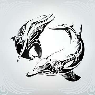 Dolphin Tattoo Drawings