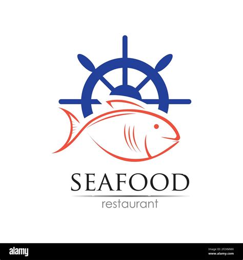 Seafood restaurant logo design. Fish, Food and Beverage logo concept ...