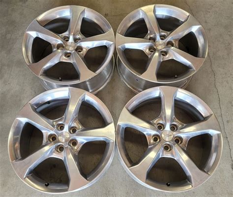 20 inch Chevy Camaro Wheels Rims Staggered 5X120 OEM Silver 9599039 9599043 ⋆ All Star Tire ⋆ ...