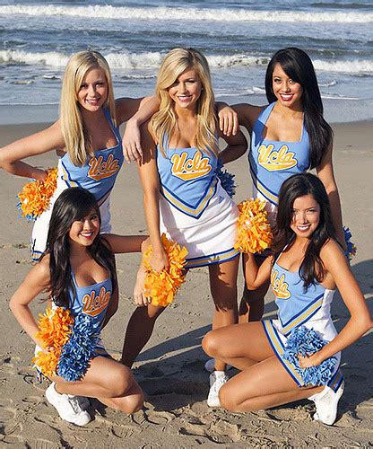 Sports Babes | Hot UCLA Bruins cheerleaders hit the beach