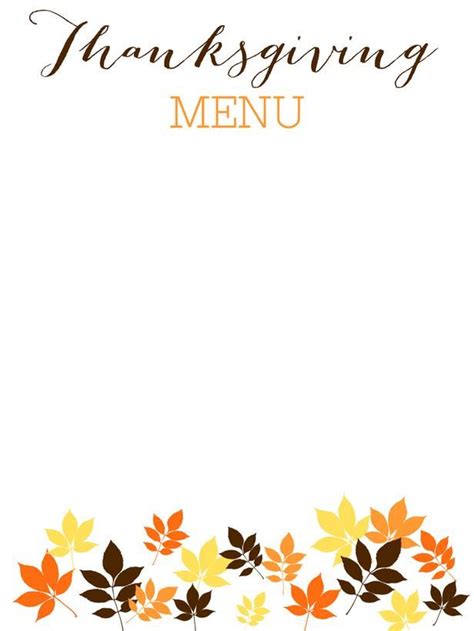 49 Printable (and Free!) Thanksgiving Templates | Thanksgiving invitation template, Thanksgiving ...