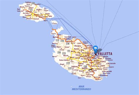 Malta Map - Malta