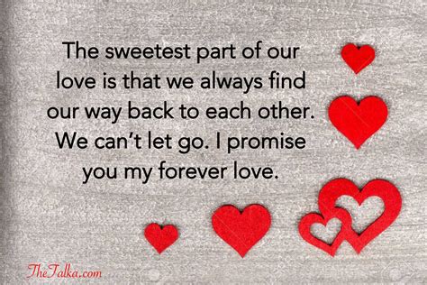 I Promise To Love You Forever Messages | I love you quotes for boyfriend, Love poem for her ...