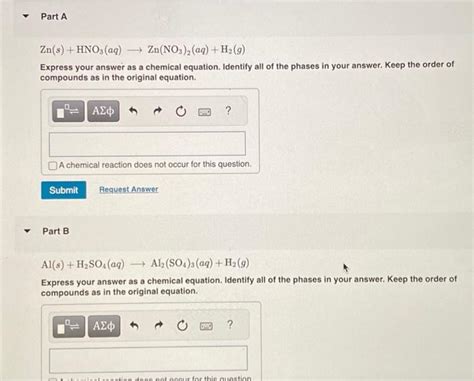 Solved balance each kf the following equations part A - part | Chegg.com