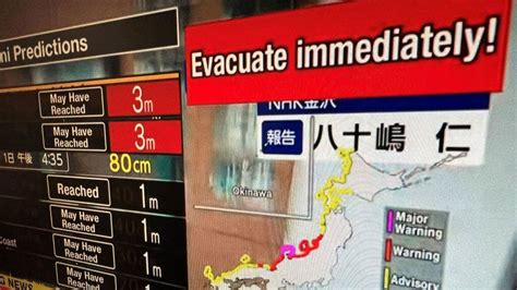 7.5 magnitude earthquake strikes Japan; tsunami warning issued