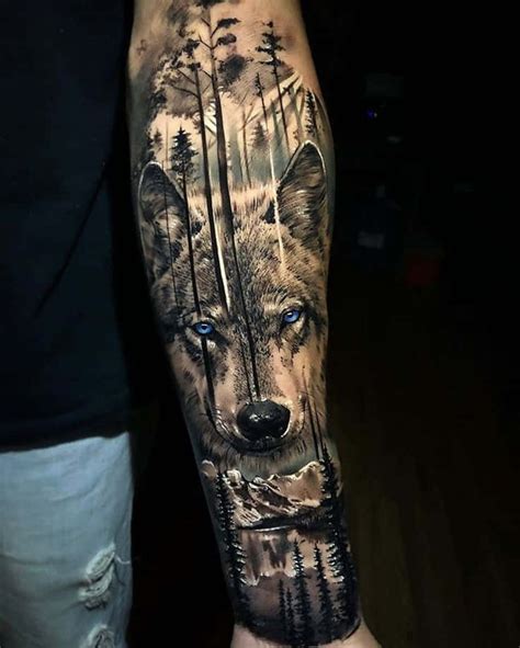 Wolf Tattoo Sleeve