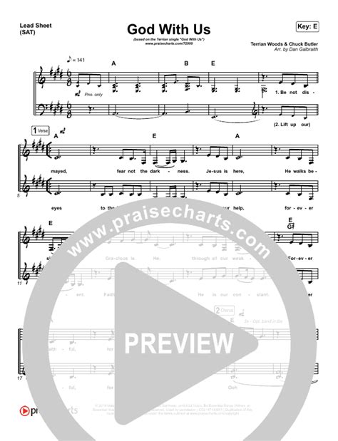 God With Us Sheet Music PDF (Terrian) - PraiseCharts