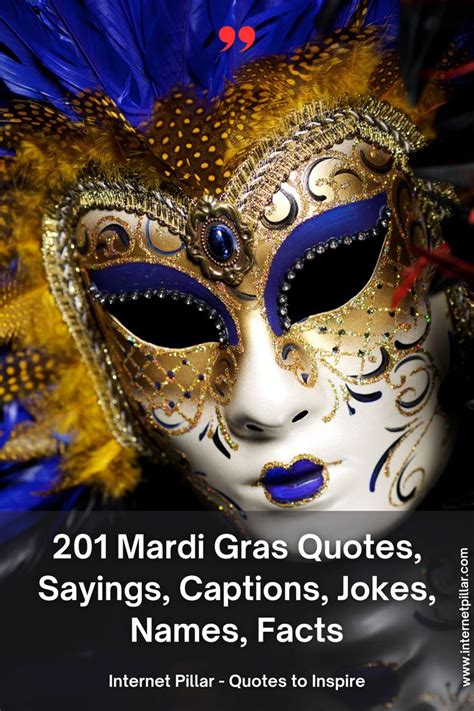 201 Mardi Gras Quotes, Sayings, Captions, Jokes, Names, Facts | Mardi gras, Jokes, Mardi