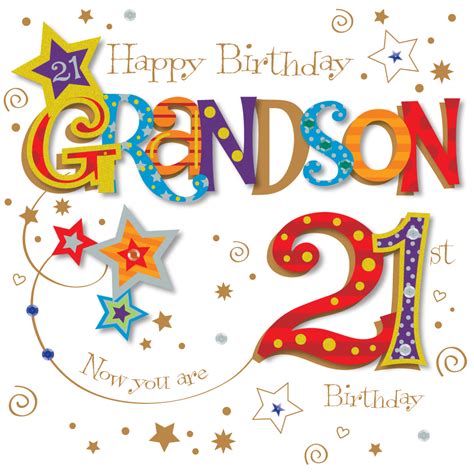 Grandson 21st Birthday Greeting Card | Cards