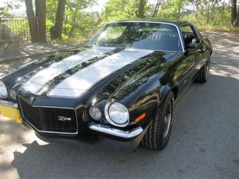 124870L529854 - 1970 Z28 RS Camaro Black on Black 4spd Restored