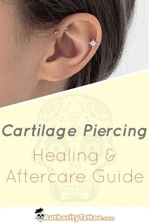 We explain every little detail about the cartilage piercing healing process, including ...