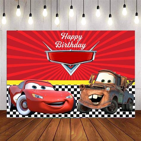 Disney Cars Backdrop Banner Birthday Theme Race Car Singapore | ubicaciondepersonas.cdmx.gob.mx