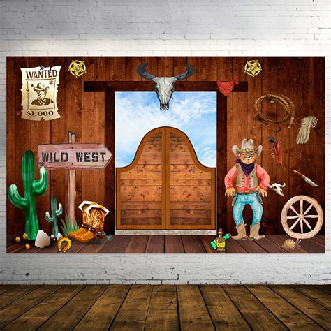 Buy Western Cowboy Party Banner Decorations Wild West Cowboy ...