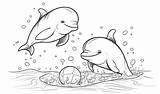 Coloring Pages Of Cute Dolphins sketch template