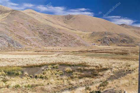 View of Andes mountains, Peru — Stock Photo © amadeustx #104417846