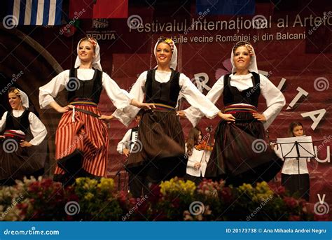 Serbian Women Folk Dancers at a Festival Editorial Stock Photo - Image of balcans, event: 20173738