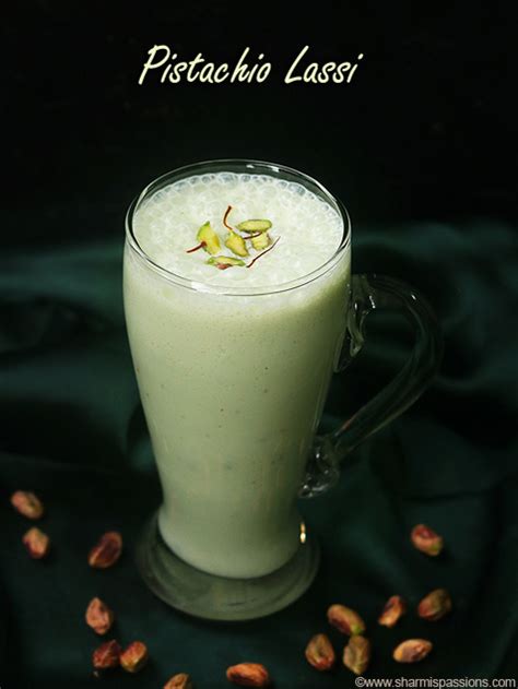 Pista Lassi Recipe | Pistachio Lassi Recipe - Sharmis Passions