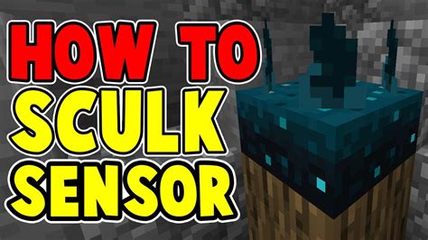 How to Use The Skulk Sensor in Minecraft 1.17 - YouTube