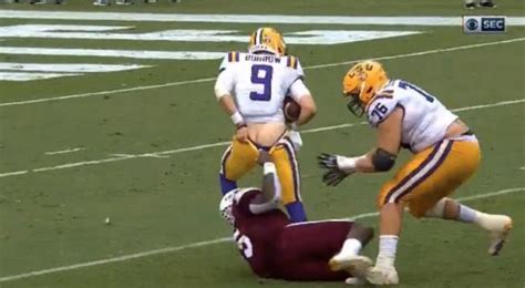 CBS and Joe Burrow Go Full NSFW during SEC Telecast