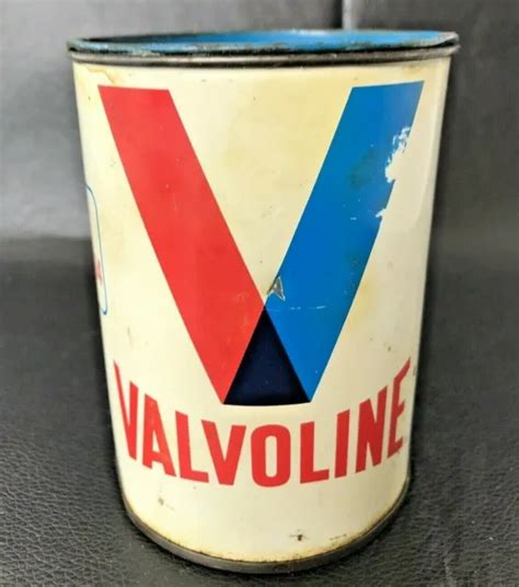 VINTAGE VALVOLINE NO.564 ~ Multi-Purpose Grease Tin Can ~ Full 1lb. Unused $19.99 - PicClick