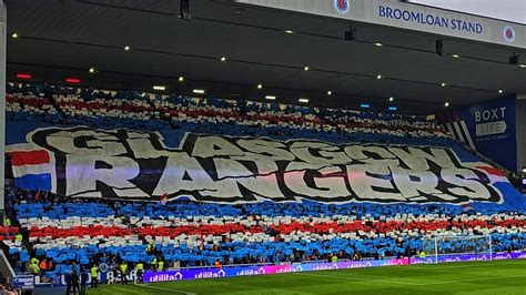 WHAT A TIFO 🔴⚪️🔵 RANGERS 2-1 SERVETTE FC - CHAMPIONS LEAGUE QUALIFYING 2023-24 - YouTube