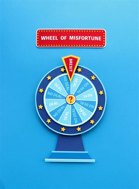 "Wheel of Misfortune" - paper craft illustration on Behance