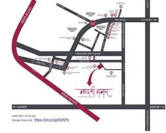 Adarsh Nagar by One Realty Map - Vaishali Nagar Extension, Jaipur Location Map