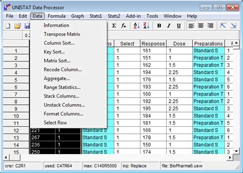 Unistat Statistics Software | Unistat Stand-Alone