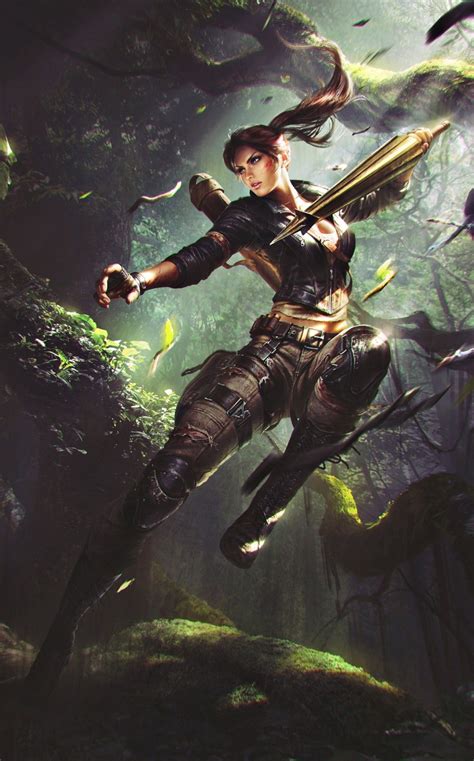 New Lara Croft Concept Art | Tomb raider art, Character art, Warrior