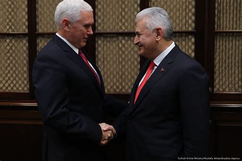 Turkish PM meets with US Vice President – Middle East Monitor