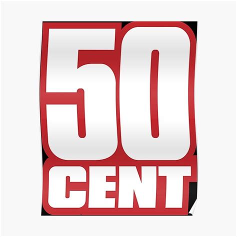 "50 Cent Logo" Poster by crossesdesign | Redbubble