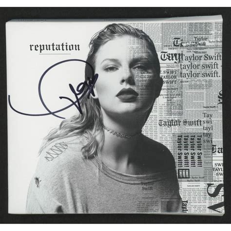 Taylor Swift Signed "Reputation" CD Album Cover (JSA COA) | Pristine ...