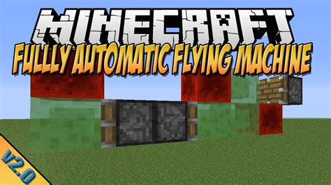 Compact Fully Automatic Flying Machine! (Slime Blocks) - YouTube